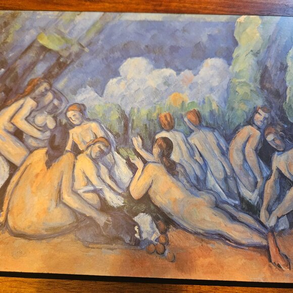 TWO PIECES OF ART BOTH VINTAGE ART - Picture 4 of 6